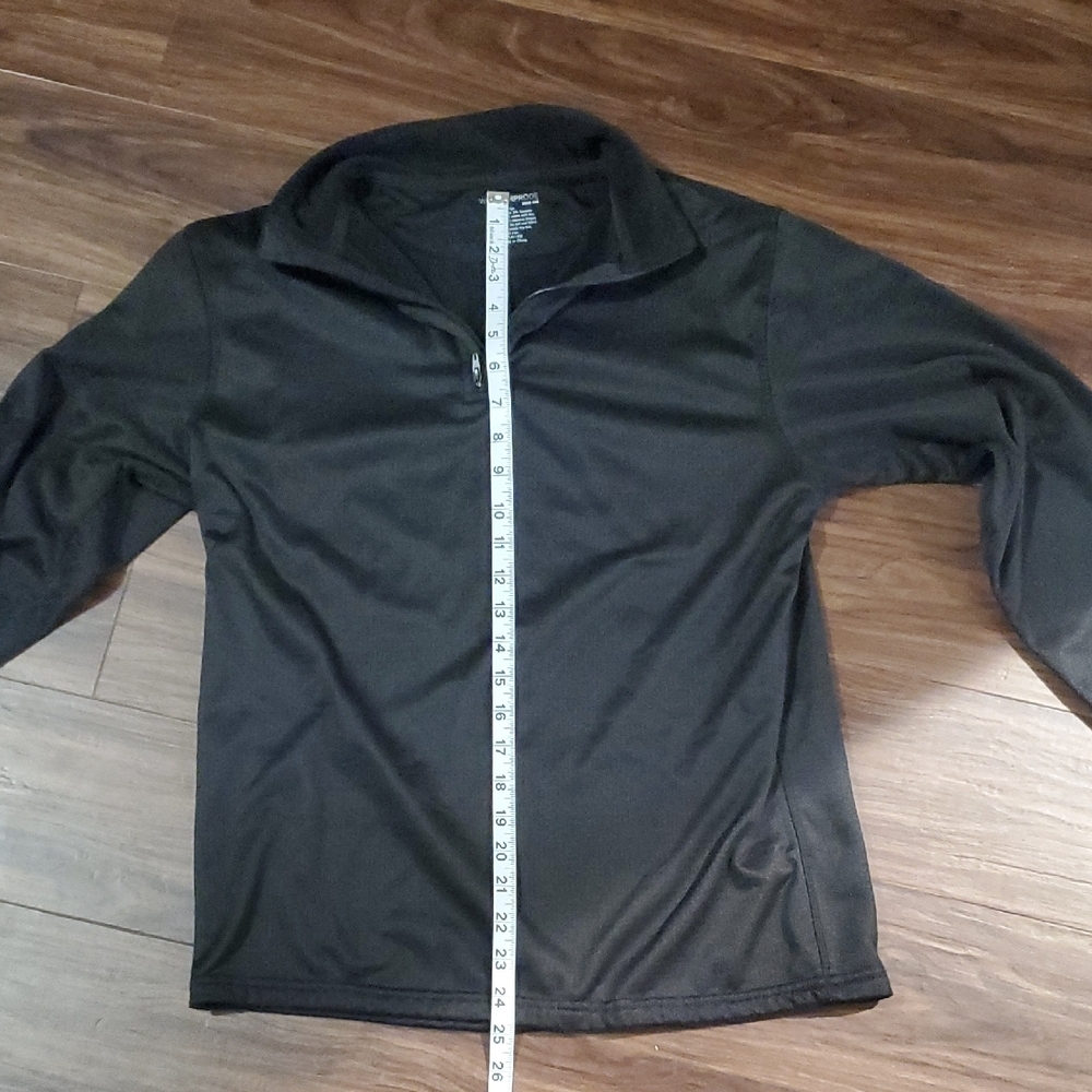 Weatherproff Men's Black Quarter Zip Pullover Jacket - Picture 5 of 8